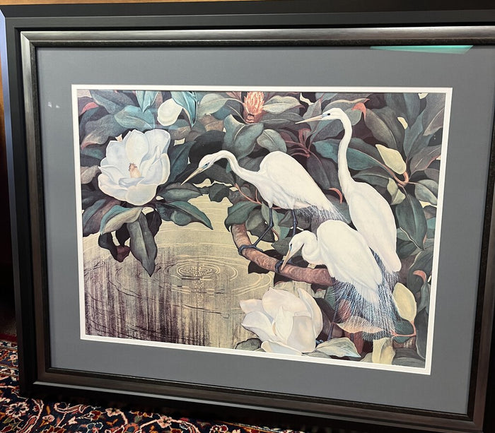 Print "Tropical Pool" Cranes