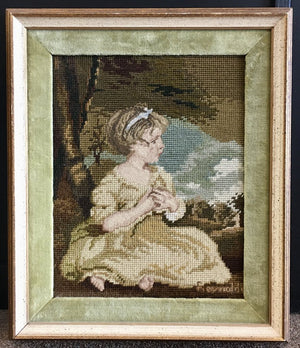 Needlepoint Picture "Innocence"