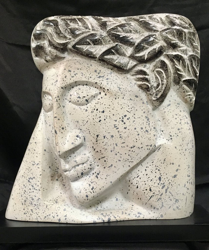 Ceramic Head w/Laurel Leaves ACC