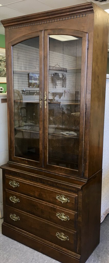 Display Cabinet w/3 Drwrs