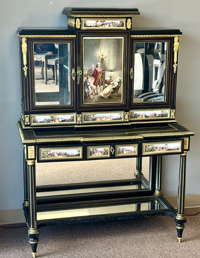 French Writing Desk circa 1890 AS IS- Age