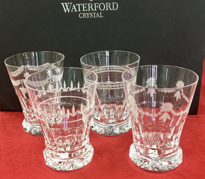 Set of 4 Crystal Tumblers Asst ACC