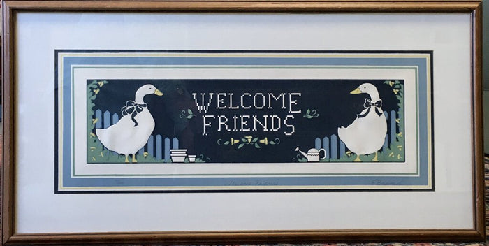 "Welcome Friends" 2 Geese Ltd Ed