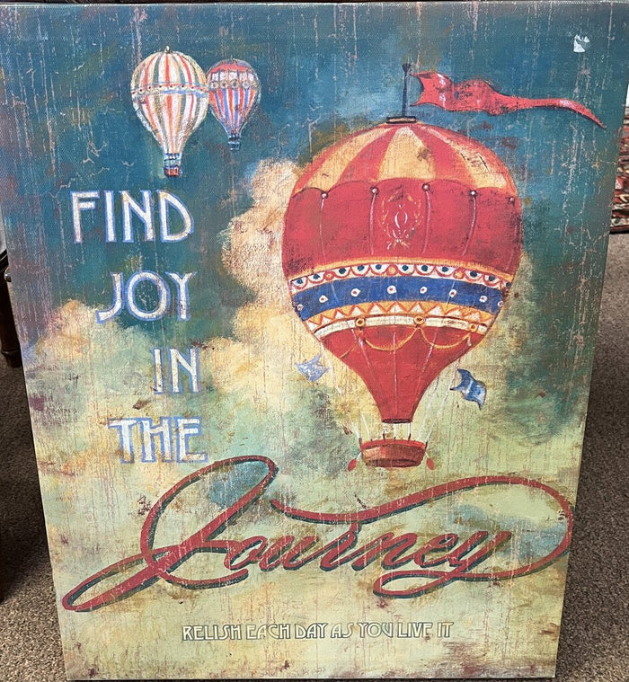 Wrap "Find Joy in the Journey" Balloons in Flight