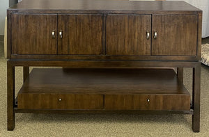 Console Cabinet w/2 Drawers and 4 doors above